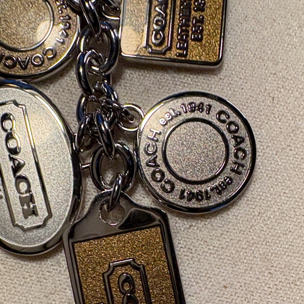Coach Metallic Charm Keychain - Picture 5 of 7